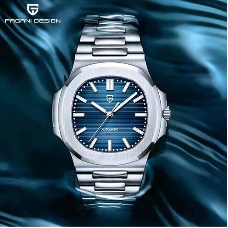 Pagani Design Nautilus Blue Dial Automatic Men's Watch